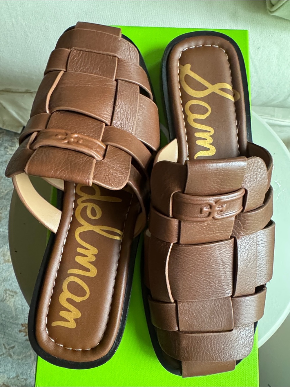 Sam Edelman Dina Woven Leather Sandal